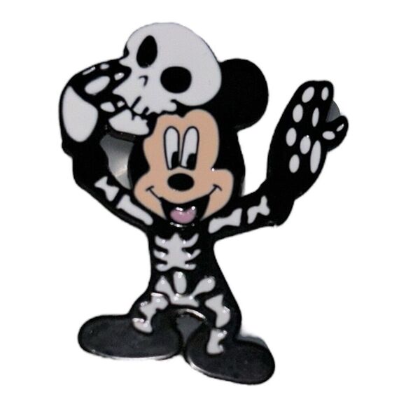 Mickey Mouse in Skeleton Halloween Trick or Treat Costume Disney Pin - Picture 1 of 2